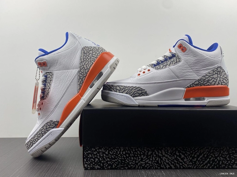 Cheap  Jordan Air 3 136064-148 “Knicks 0522